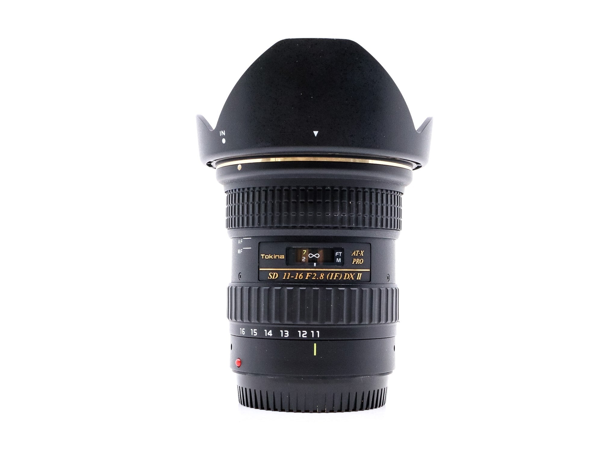 Tokina AT-X DX 11-16mm Pro Lens f⁄2.8 SD II Zoom Wide F2.8 for