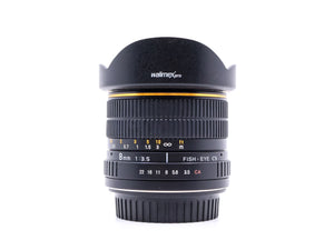 Walimex Pro 8mm f/3.5 CS Fisheye - Canon EF-S Fit