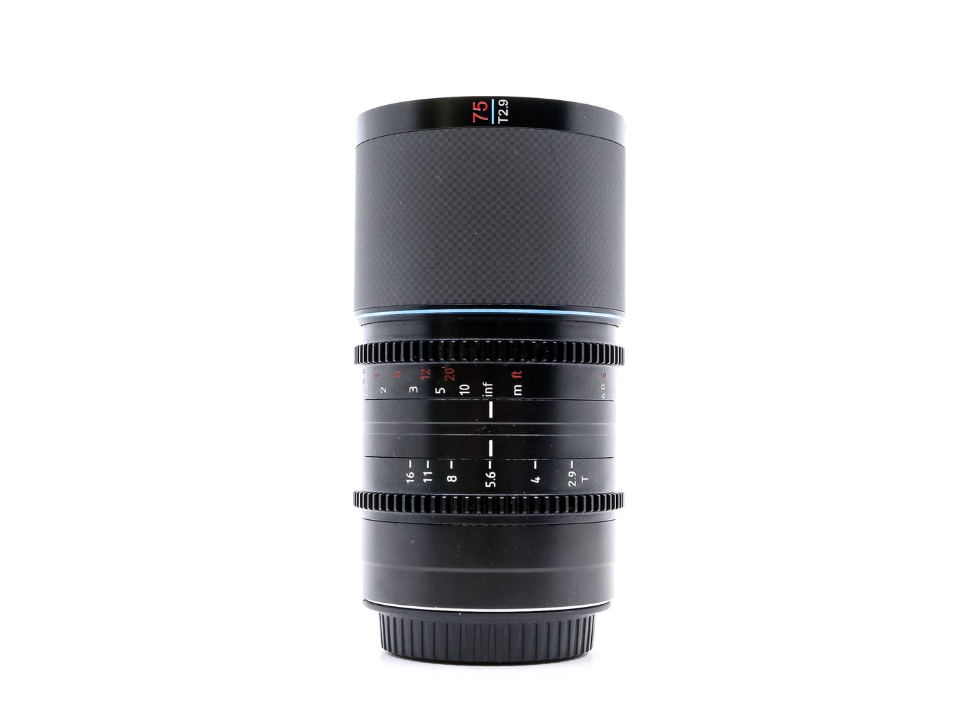 Sirui Saturn 75mm T2.9 1.6x Anamorphic [Blue Flare] - Sony FE Fit · main image