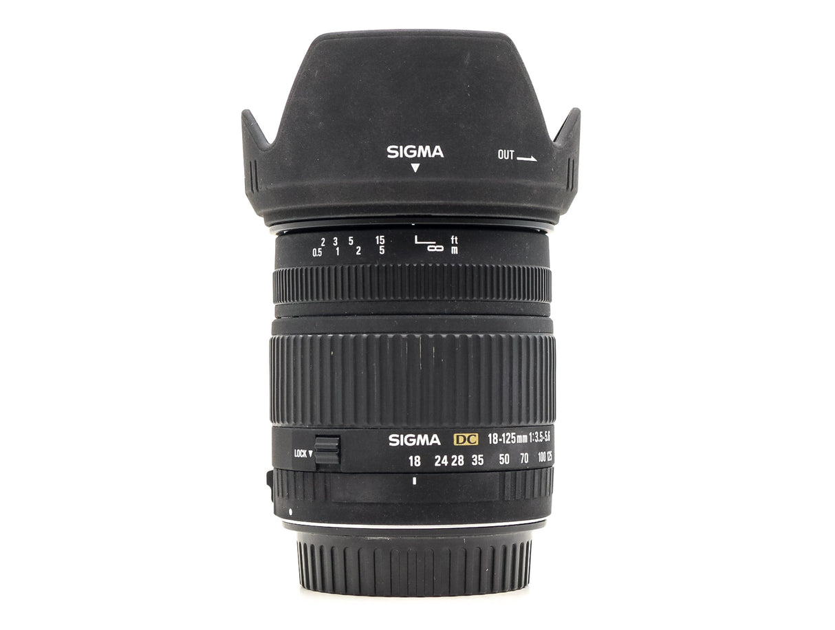 Sigma 18-125mm f/3.8-5.6 DC OS HSM - Canon EF-S Fit