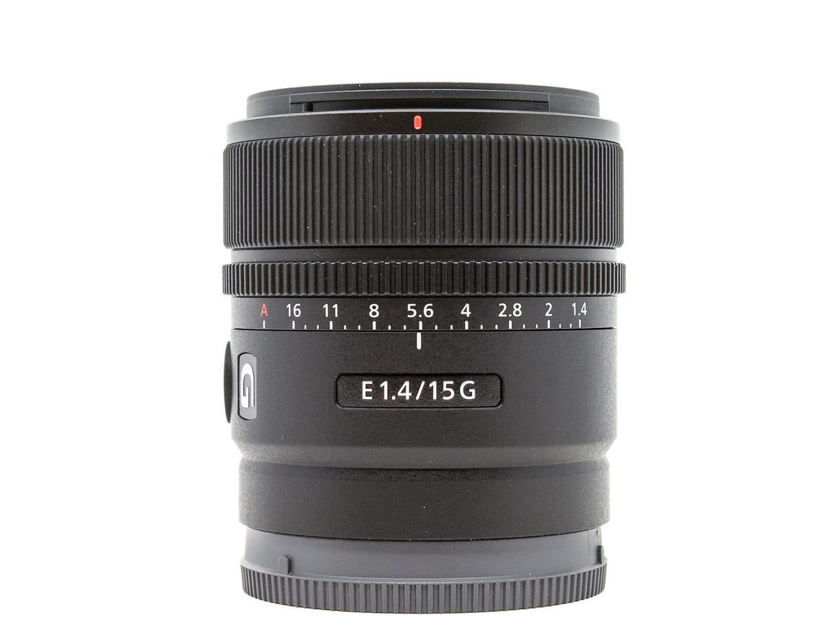 Sony E 15mm F/1.4 G