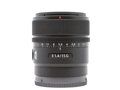Sony E 15mm F/1.4 G 