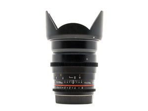 Samyang 24mm T1.5 - Canon EF Fit