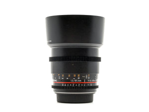 Samyang 85mm T1.5 AS UMC II - Canon EF Fit