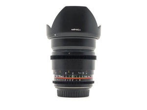 Walimex Pro 16mm T2.2 VDSLR - Canon EF Fit