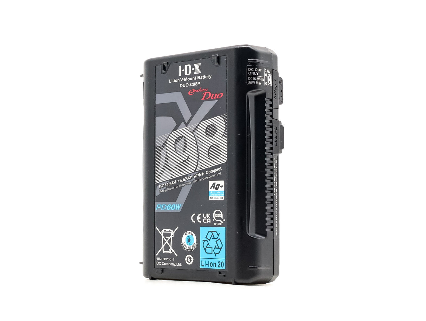 IDX DUO-C98P V-Mount Battery · main image