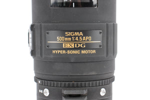 Sigma 500mm f/4.5 EX APO DG HSM - Nikon Fit 