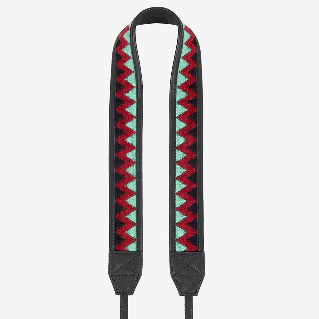 Jaipur #105 - Fabric & Leather camera strap · imagen principal