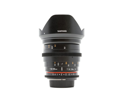 Samyang 20mm T1.9 Cine VDSLR ED AS IF UMC - Nikon Fit 