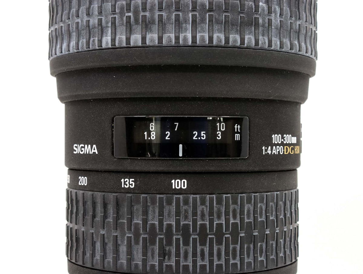 Sigma 100-300mm f/4 EX APO DG IF HSM - Canon EF Fit Used – Camera