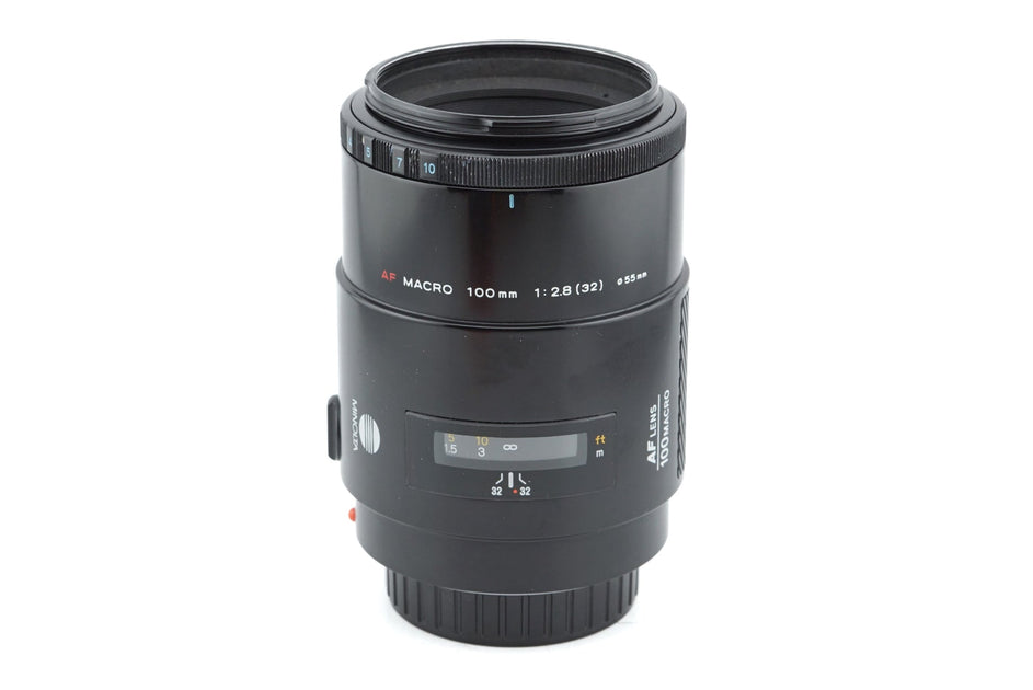 MINOLTA AF MACRO 100mm f2.8 φ55mm Minolta 100mm f2.8 AF Macro - Lens – Camera Market
