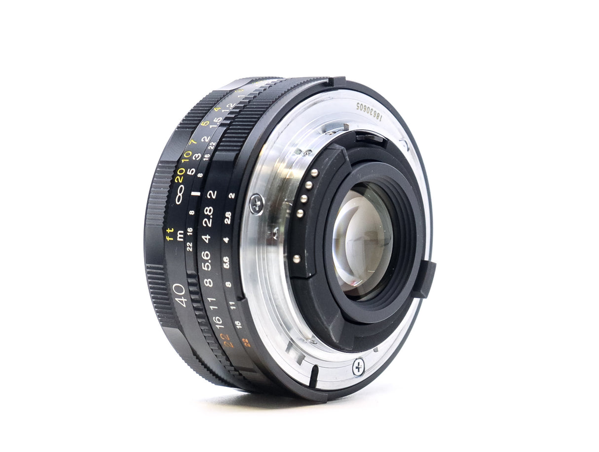 Voigtlander Ultron 40mm f/2 SL II - Nikon Fit 