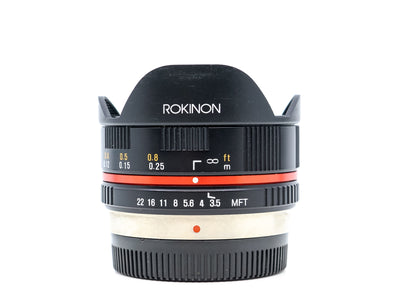 Rokinon 7.5mm f/3.5 UMC Fisheye - Micro Four Thirds Fit 