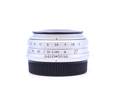 Voigtlander Ultron 27mm f/2 - Fujifilm X Fit