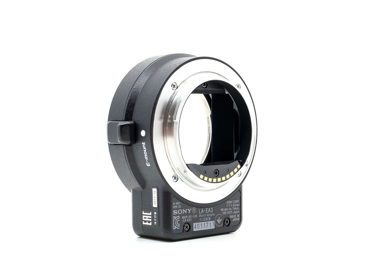 Sony LA-EA3 Mount Adapter Used | 12-Month Warranty – Camera Market