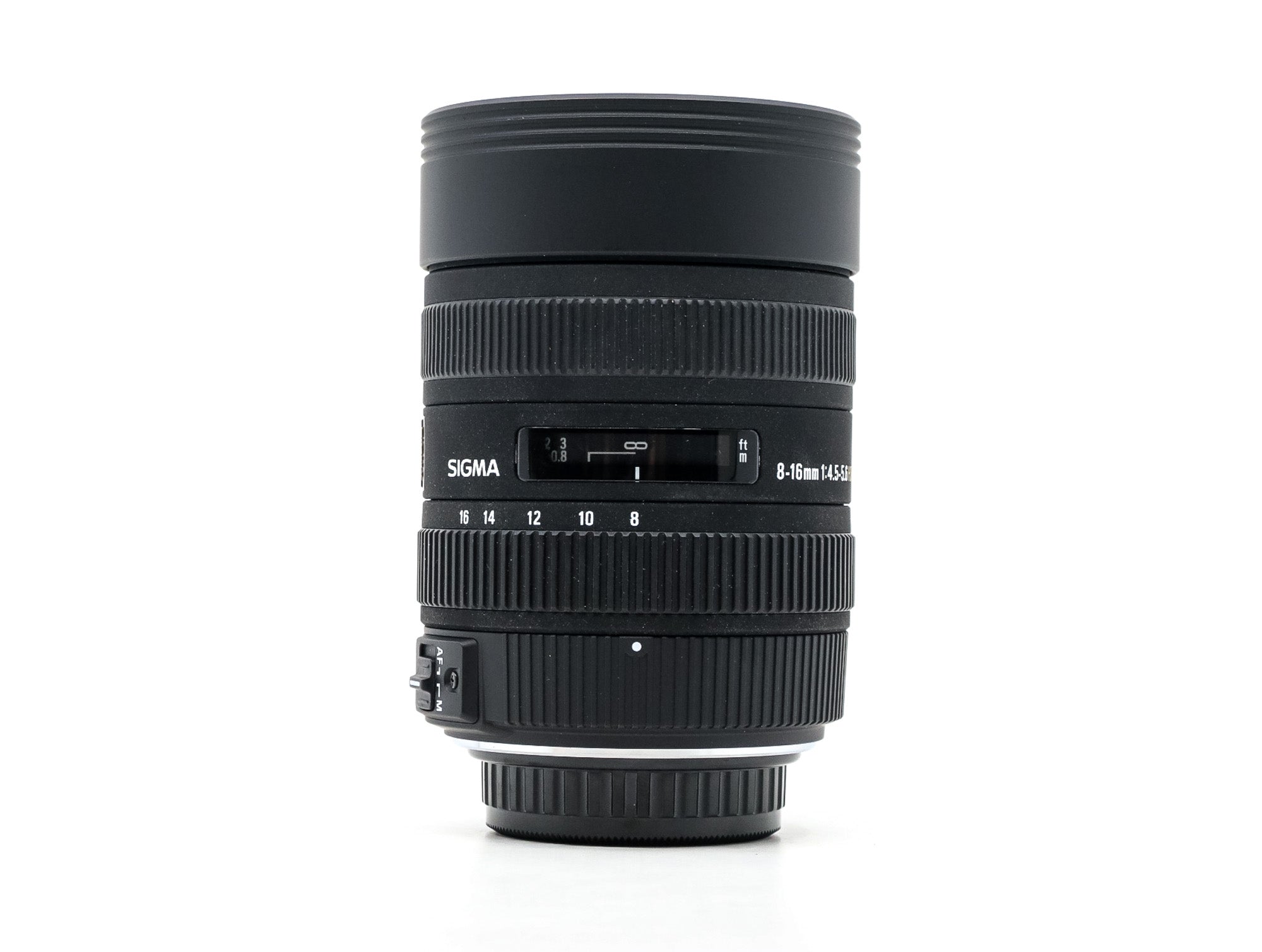 SIGMA 8–16mm F4.5–5.6 DC HSM PENTAX Sigma 8-16mm f/4.5-5.6 DC HSM - Pentax Fit Used | 12-Month