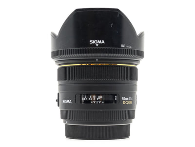 Sigma 50mm f/1.4 EX DG HSM - Canon EF Fit 