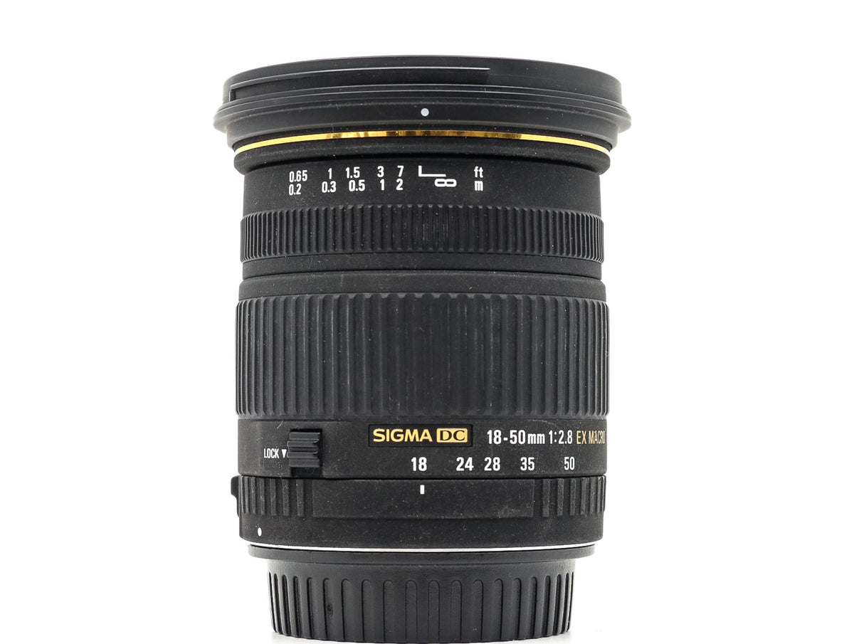 【美品】SIGMA 18-50mm F2.8 EX DC MACRO レンズ Sigma 18-50mm f/2.8 EX DC Macro - Canon EF-S Fit Used – Camera Market