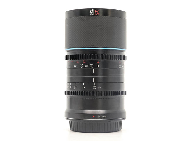 Sirui Saturn 35mm T2.9 1.6x Anamorphic [Neutral Flare] - Sony FE Fit - segunda mano - excelente estado - foto principal - SKU