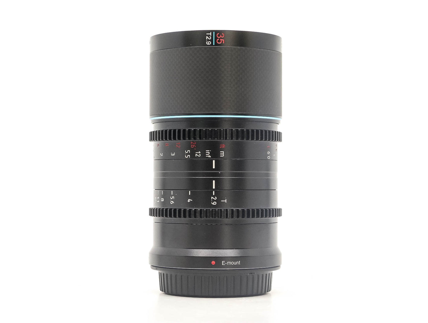 Sirui Saturn 35mm T2.9 1.6x Anamorphic [Blue Flare] - Canon RF Fit · main image