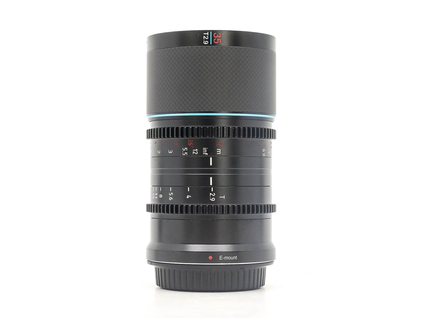 Sirui Saturn 35mm T2.9 1.6x Anamorphic [Blue Flare] - Sony FE Fit · main image