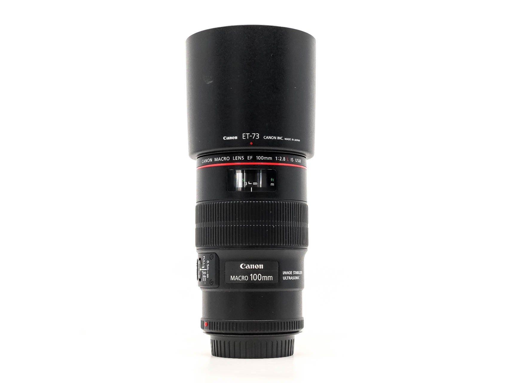 Canon EF 100mm F2.8 MACRO USM レンズ　フード付き CG0807847 □ 1円~ Canon キヤノン カメラ用レンズ CANON MACRO LENS