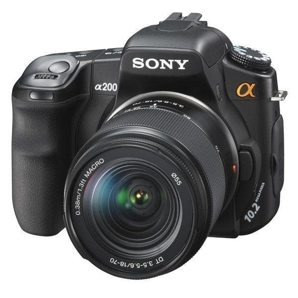 SLR A200 - Black + Sony DT 18-70mm f/3.5-5.6 f/3.5-5.6  · main image
