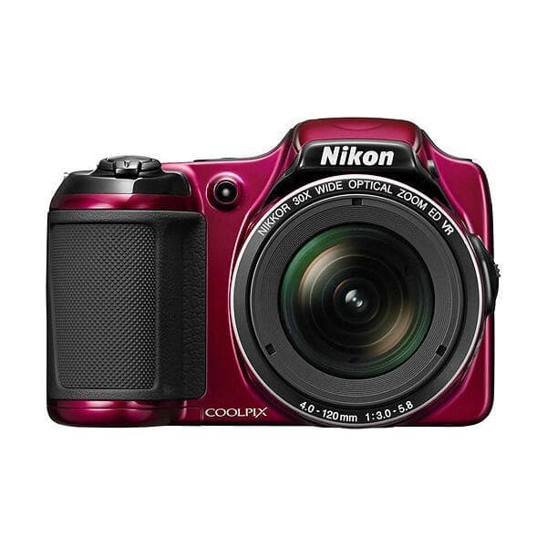 Nikon COOLPIX ピンク カメラ Bridge Coolpix L820 Camera - Red + Nikon Nikkor 30X Wide Optical