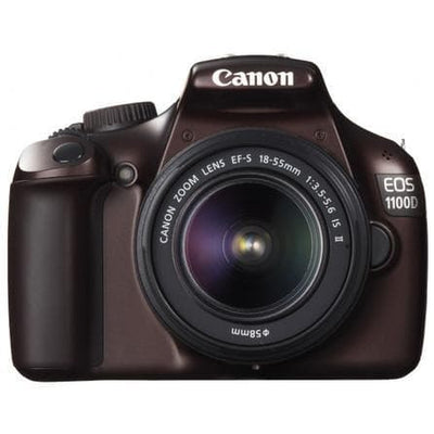 EOS 1100D SLR - Brown + Canon Zoom Lens EF-S 18-55mm f/3.5-5.6 IS II f/3.5-5.6 