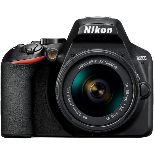 SLR D3500 - Black + Nikon AF-P DX Nikkor 18-55mm f/3.5-5.6G VR f/3.5-5.6  · main image