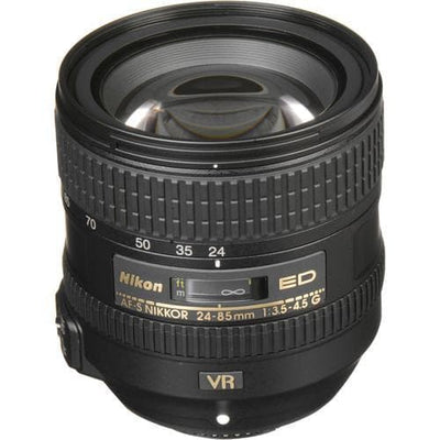 Nikon F 24-85mm f/3.5-4.5G lenses 