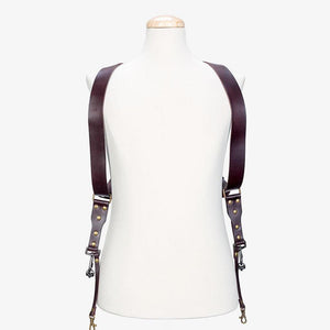 Berlin #502 - Brown dual leather camera strap