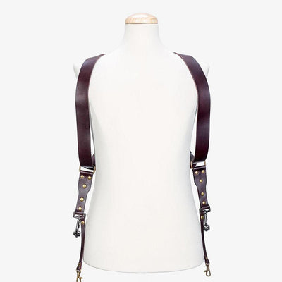 Berlin #502 - Brown dual leather camera strap