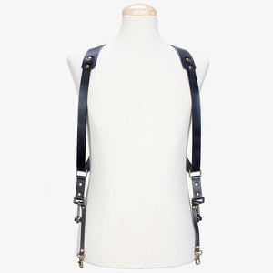 Berlin #701 - Black dual leather camera strap