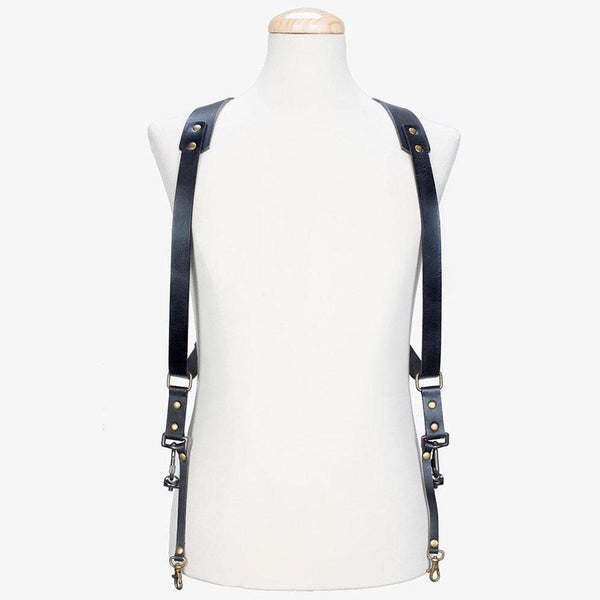 Berlin #701 - Black dual leather camera strap