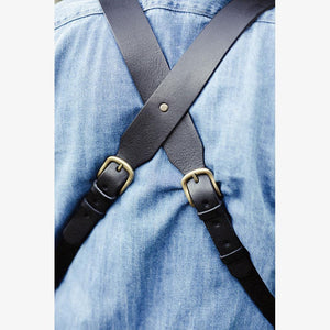 Berlin #701 - Black dual leather camera strap