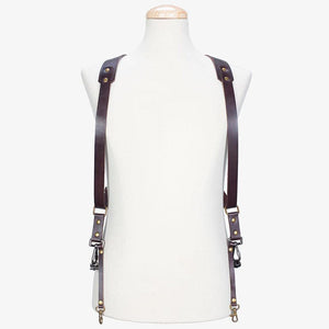 Berlin #702 - Brown dual leather camera strap