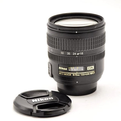 Nikon 18-70mm f/3.5-4.5 lenses 