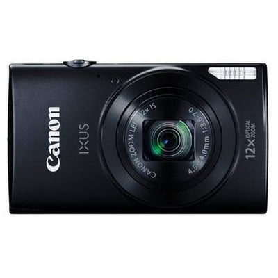 IXUS 170 Compact Camera - Black + Canon Zoom Lens 12x IS 25–300mm f/3.6–7.0 f/3.6–7.0 