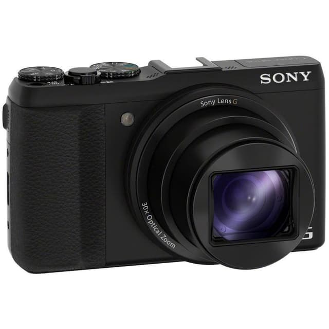 Cyber-shot DSC-HX50 Compact Camera - Black + Sony G 30X Optical
