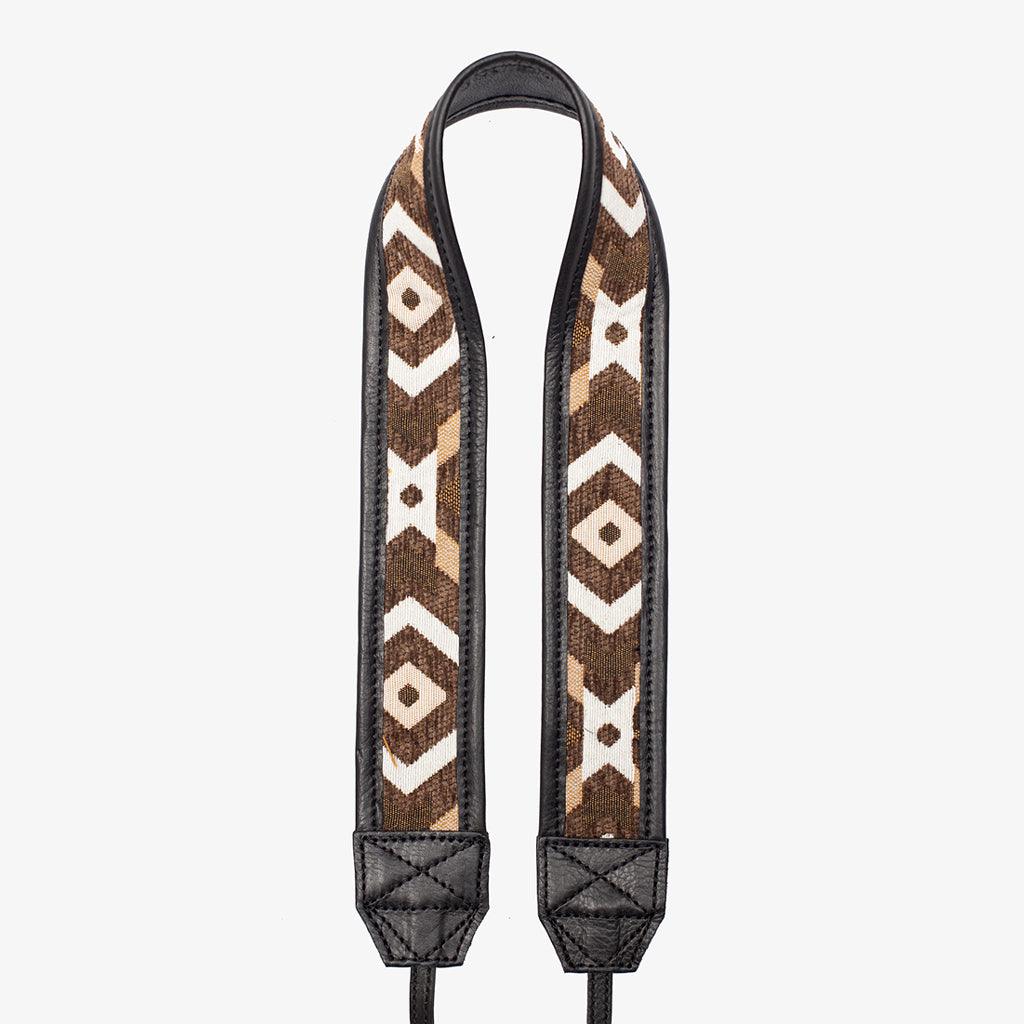 Limited Edition - Jaipur #116 - Fabric & Leather camera strap · main image