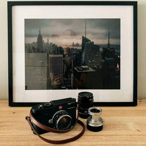 Berlin #102 - Brown Leather camera strap