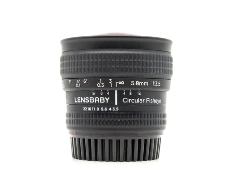 Lensbaby 5.8mm f/3.5 Circular Fisheye - Canon EF Fit