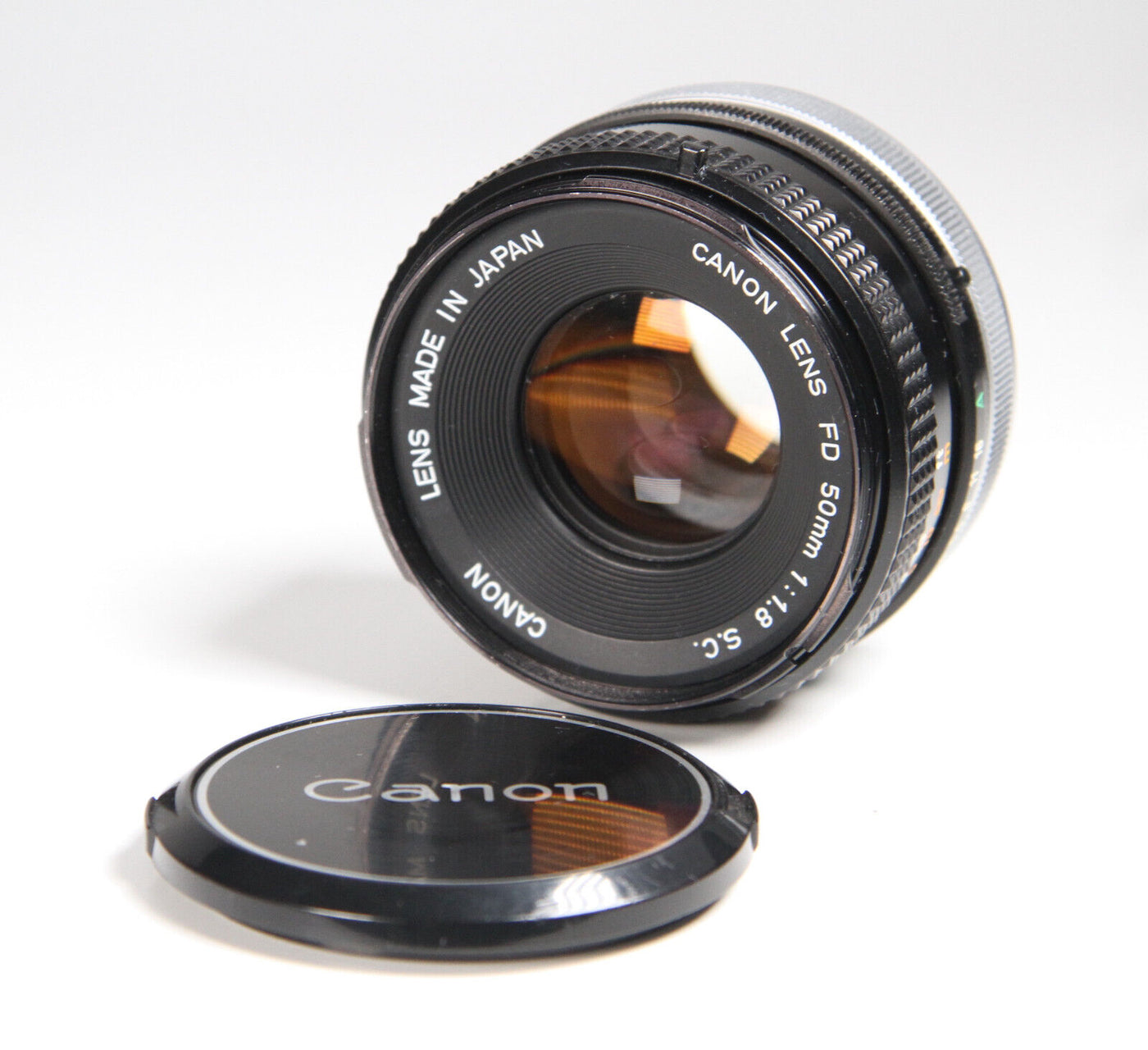 Canon FD 50mm 1:1.8 S.C. Distancia focal fija para cámaras analógicas · imagen principal