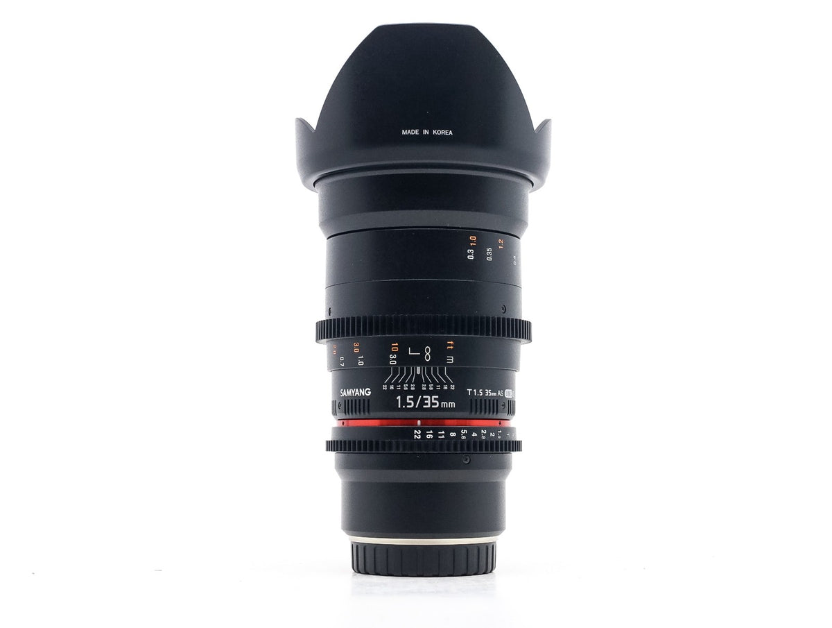 Samyang 35mm T1.5 Cine VDSLR II - Fujifilm X Fit · main image