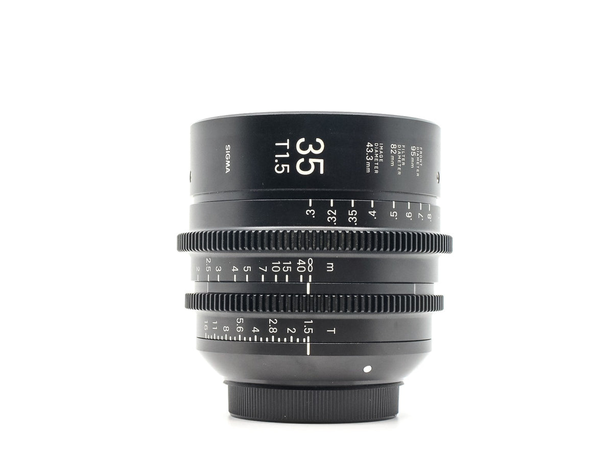 Sigma 35mm T1.5 FF - Canon EF Fit · main image