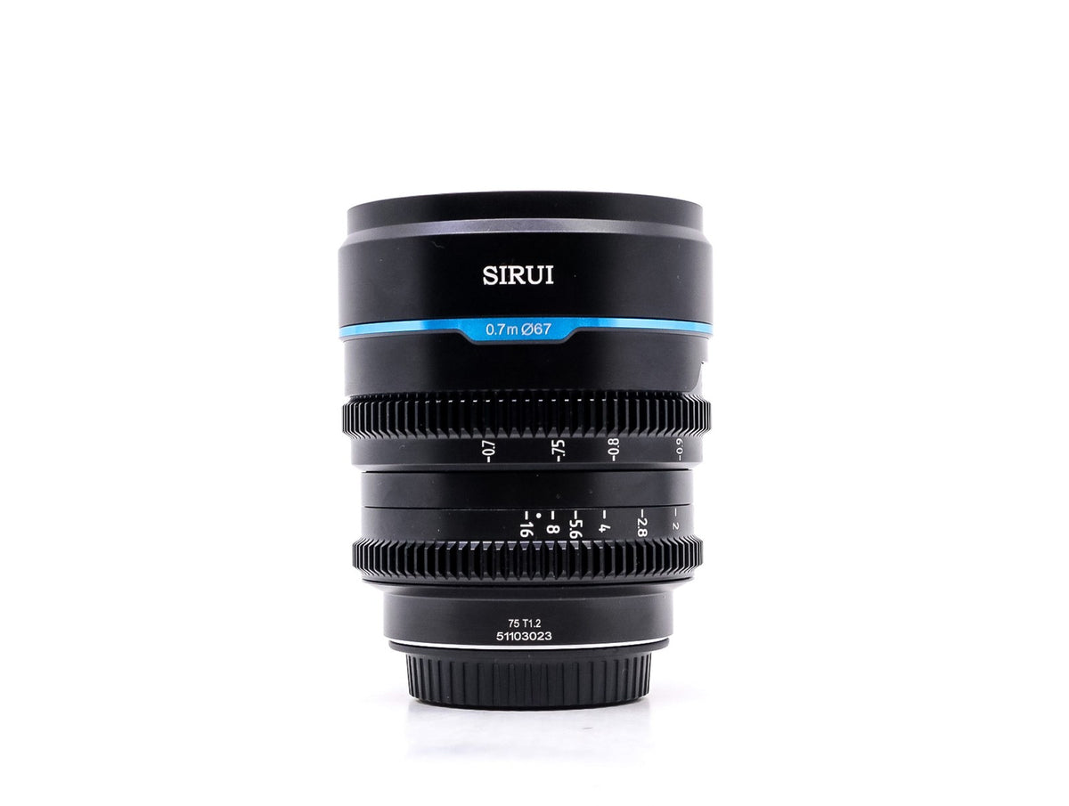 Sirui 75mm T1.2 Nightwalker - Sony E Fit · main image