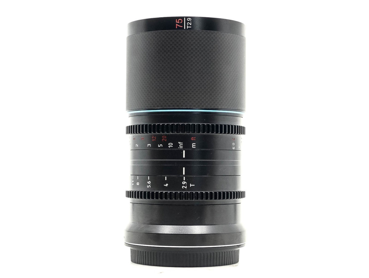 Sirui Saturn 75mm T2.9 1.6x Anamorphic [Neutral Flare] - Nikon Z Fit · main image
