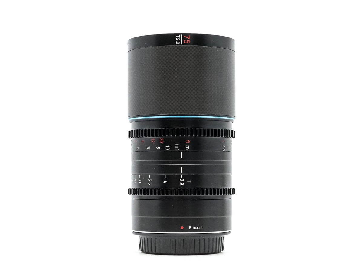 Sirui Saturn 75mm T2.9 1.6x Anamorphic [Neutral Flare] - Sony FE Fit · main image