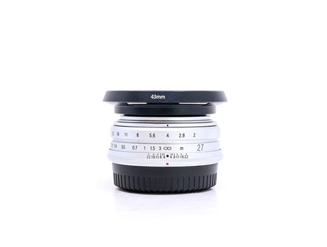 Voigtlander Ultron 27mm f/2 - Fujifilm X Fit